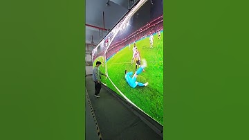 The technician is repairing this LED screen.#ledwall #ledscreen #leddisplay #eagerled #ledmodule
