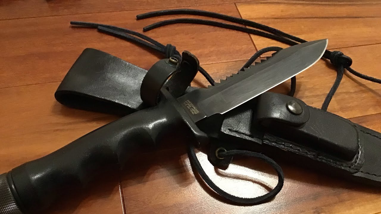 VINTAGE EXPLORER WILDERNESS SURVIVAL KNIFE ‪@kitchenpinoy5974