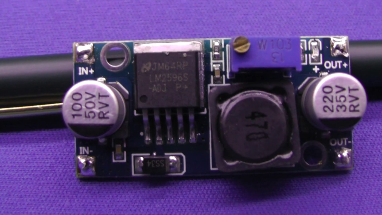 LM2596 Modulo Dc-Dc Test Review. Circuito regulador. - YouTube