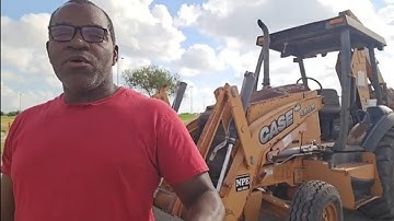 Case 580N backhoe will not drive forward or reverse.  Important update  https://youtu.be/pPCLz4bU24Q