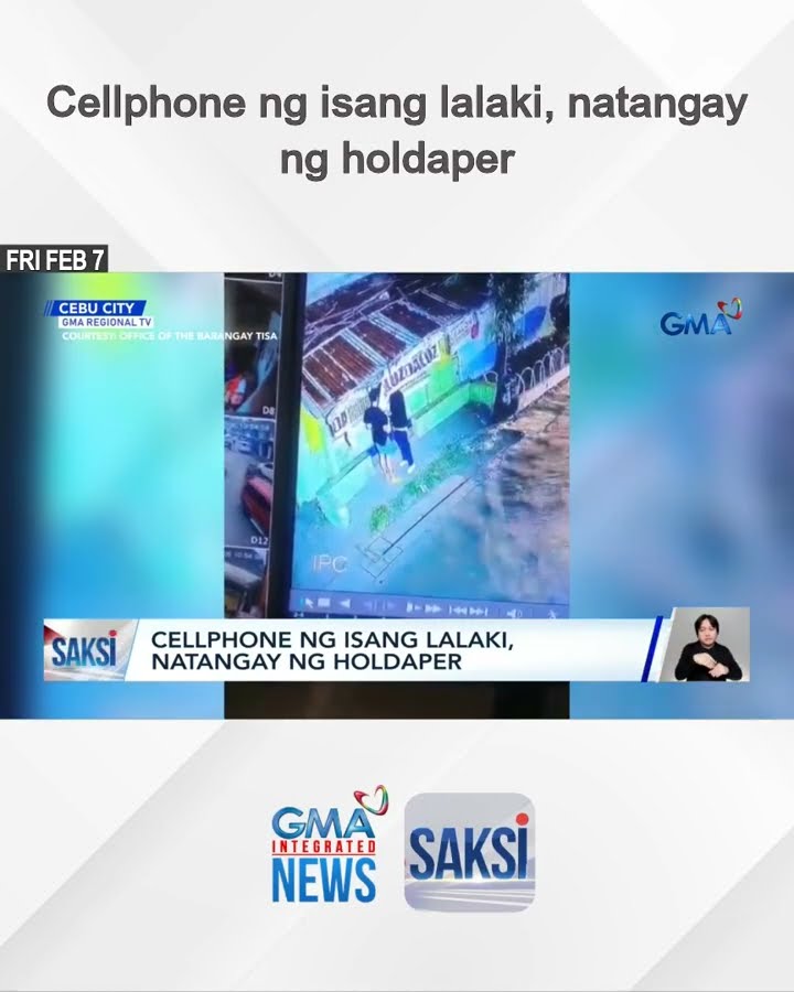 Cellphone ng isang lalaki, natangay ng holdaper | Saksi