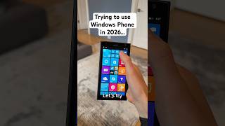 Trying to use Windows Phone in 2026… #windowsphone #microsoft #techtok