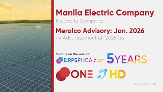 Meralco Advisory January 2026 Tv Ad Q1 2026 15S Cchd
