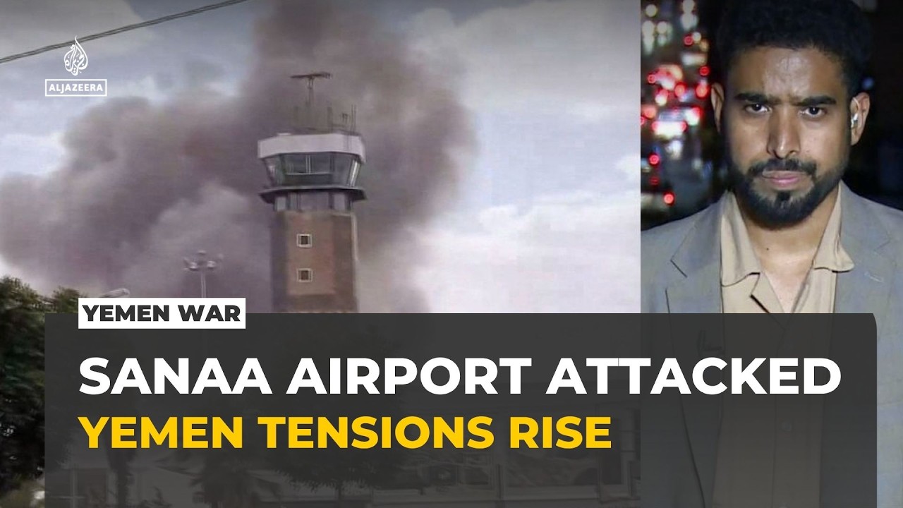 Houthis target Saudi Arabia after Yemen government strikes Sanaa airport