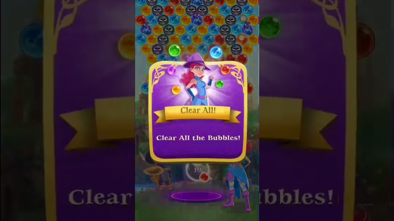 Bubble witch saga 3 - Level 77 - no boost  - 3 star