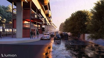 Innovative Modular Multi-Level Structure Under the Bridge | Rhino & SketchUp Modeling