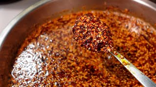 How To Make Proper Sichuan Chili Oil, Spicy Oil / 道地油辣子的製作方法  Chinese Food