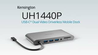 UH1440P USB-C 5Gbps Dual Video Driverless Mobile Dock