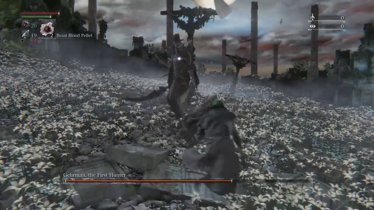 Bloodborne when your weapon f**K u up!! (gehrman) Level 4 - YouTube