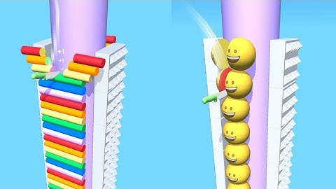 Stack Cut | Satisfying And Relaxing ASMR Slicing Gameplay.