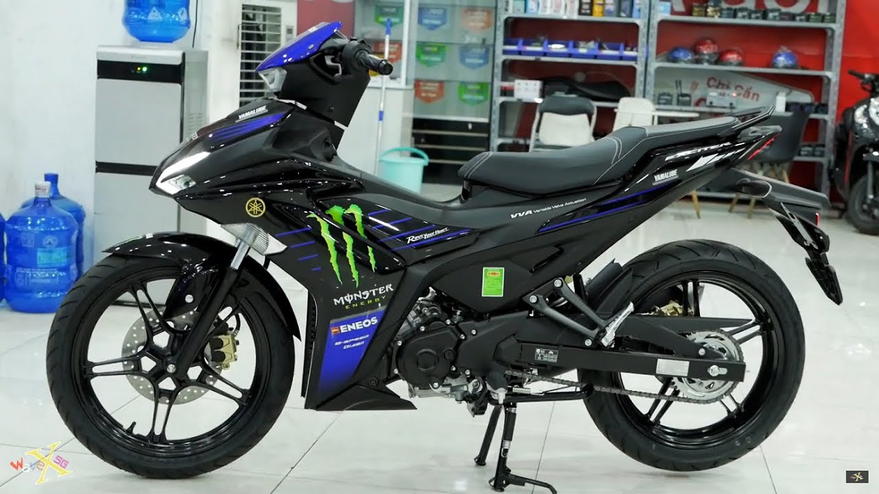 Yamaha Exciter 155 VVA 2022 Monster Energy  Y16ZR 2022  Walkaround   YouTube
