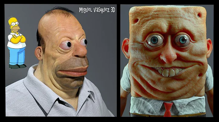 Realistic Cartoon Characters Versions By Miguel Va...