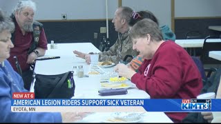 American Legion riders support sick veteran