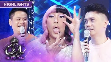 Vice reveals what Ogie and Vhong were doing in dressing room | Miss Q and A: Kween of the Multibeks