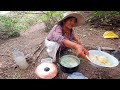 Un da en la montaa en busca del agua para cocinar  ta mara