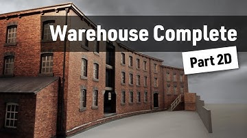 Scatch-built Curved Warehouse Complete!