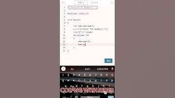 Reverse Number Program in C | C Language | Coding Status | #shorts | #coding | #C | #ytshorts