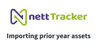 nettTracker - importing prior year assets (QuickBooks Online and Sage Cloud Accounting)