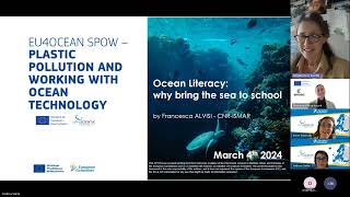EU4OCEAN SPOW – Plastic Pollution and Working with Ocean Technology