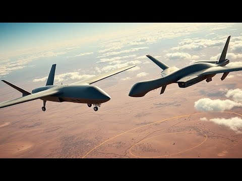 MQ-9 Reaper vs S-70 Okhotnik-B: The Ultimate Drone Battle!