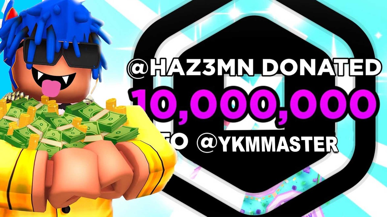 Hazzem Robux HAZEM GAVE ME 10 MILLION ROBUX - YouTube