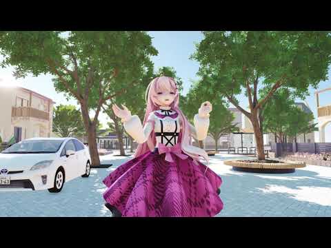 [MMD]かわいいルカさんで『 どりーみんチュチュ』(テスト)【"Dreamin Chuchu" sing by cute Megurine Luka】(Test)
