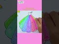 Rainbow Dresses For Mother and Daughter - Paper Dolls &amp; Crafts #shorts