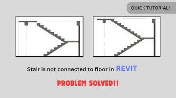 Stair Connection in REVIT. Problem Solved! (quick tutorial)
