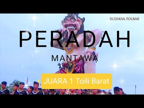 Ogoh Ogoh Peradah Mantawa 2023 Tahun Baru Caka 1945 Juara 1 Kec Toili Barat
