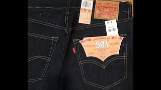 LEVI'S 501 SHRINK-TO-FIT, Selvedge STF - что это? Как усаживать, как правильно подобрать размер.