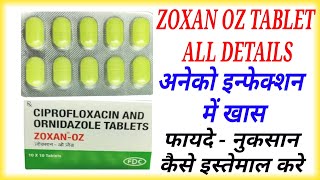 Zoxan Oz Tablet Benifit,Dose,Side Effects + All Details - Ornidazole & Ciprofloxacin Uses screenshot 5