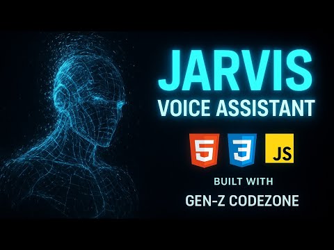 Build Your Own Jarvis AI Voice Assistant in Browser | HTML, CSS & JavaScript