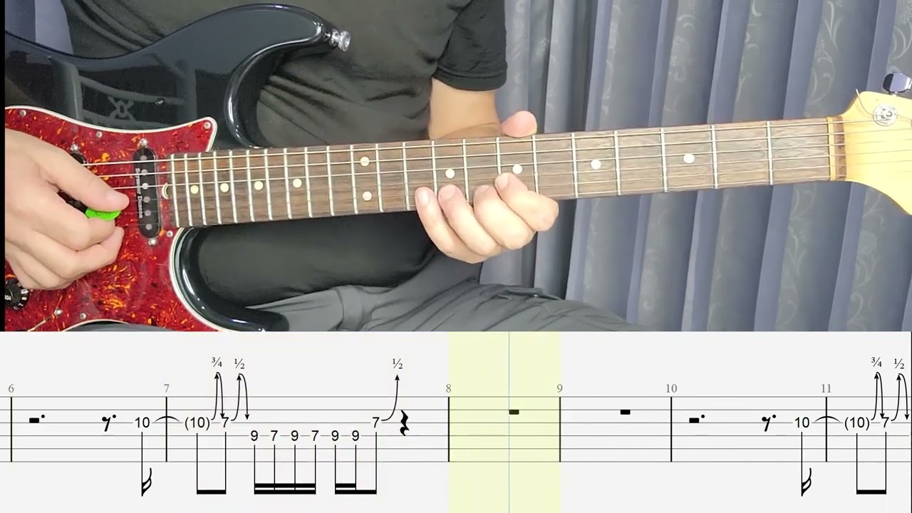 Billy Cobham - Stratus melody and guitar solo transcription.