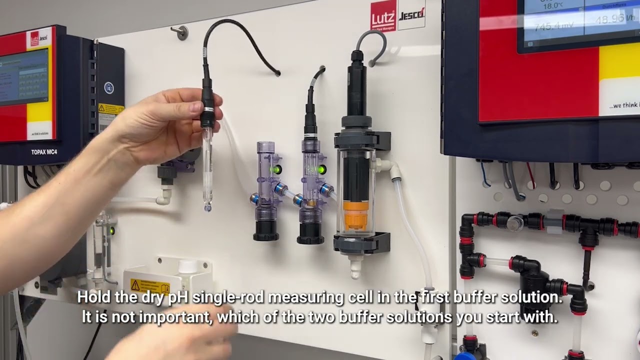 Calibrating the pH probe: 2-point calibration step by step