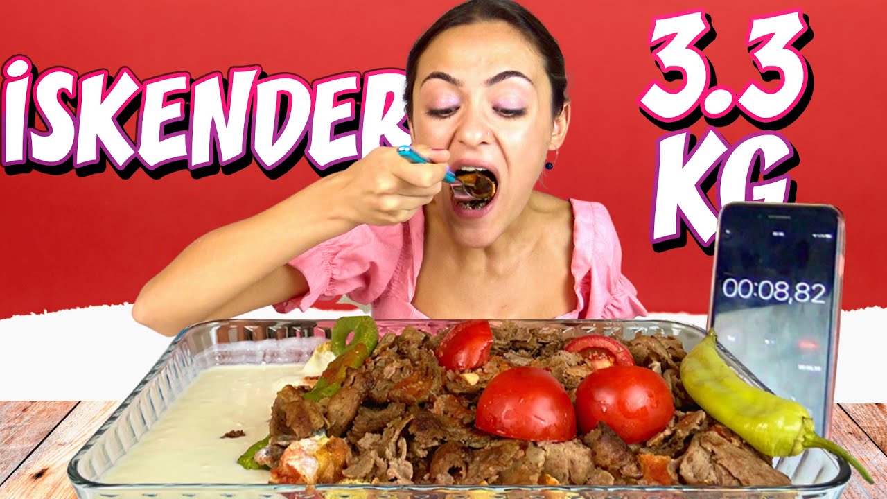 10 DAKİKADA 3.3 KG İSKENDER YEME CHALLENGE!