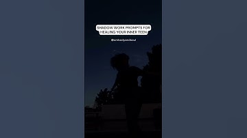 Journal Prompts To Heal Your Inner Teen #teenagers #healing #journalprompts #shadowwork #journaling