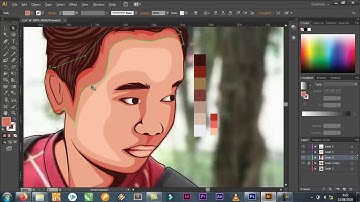 [SPEED ART] Video tutorial membuat VECTOR VEXEL VINCE RUZ STYLE menggunakan adobe illustrator CS6