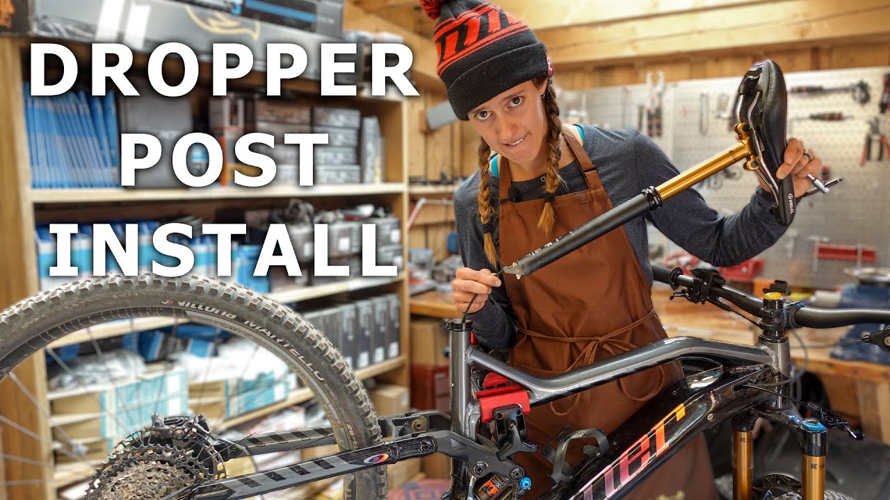 How to install a dropper post Syd Fixes Bikes YouTube