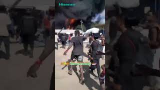 Full AVENOR FIREOUTBREAK: Police officers helping victims carry goods as fire keeps spreading News