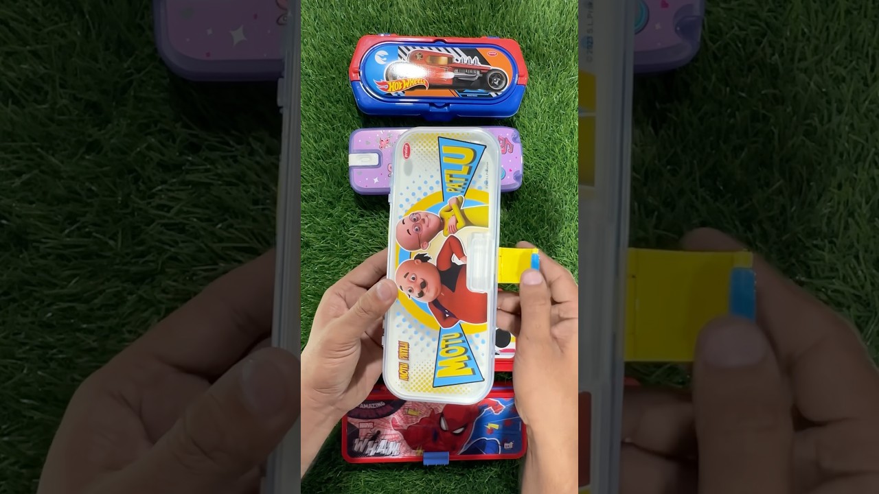 🥳🤩Big space pencil box” My new pencil box with 3 compartment😍pencil box collection, geometry box