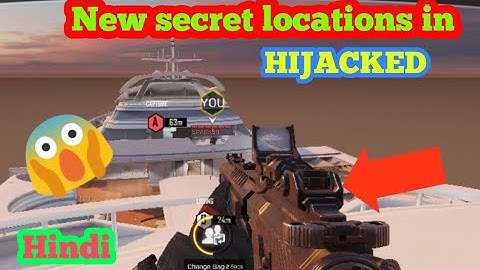 New secret locations in HIJACKED map in Cod mobile | just give 2 min 20 sec