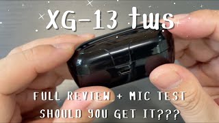 XG-13 Bluetooth wireless Earbuds Review + Mic Test screenshot 4