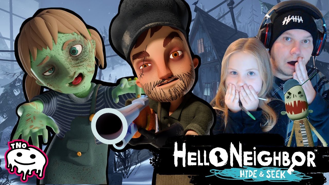 DĚTI JSOU ZOMBÍCI A SOUSED JE SMUTNÝ - Hello Neighbor Hide and Seek | Tatínek a Barunka CZ