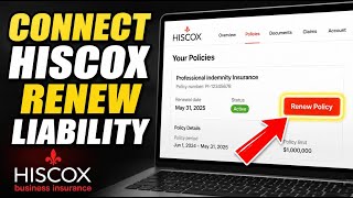 How to connect Hiscox to manage professional liability renewals - Quick Tutorial