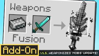 Celebrity WEAPONS FUSION 1.5 ADDON! 70+ INSANE Weapons in Minecraft Bedrock! Profile