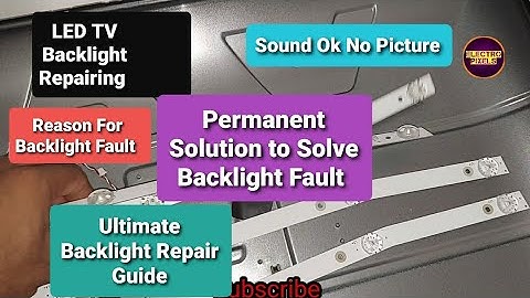 How to Fix LED TV Black Screen No Backlight Problem:TV disassembly & Easy Fixing method|Onix LED TV