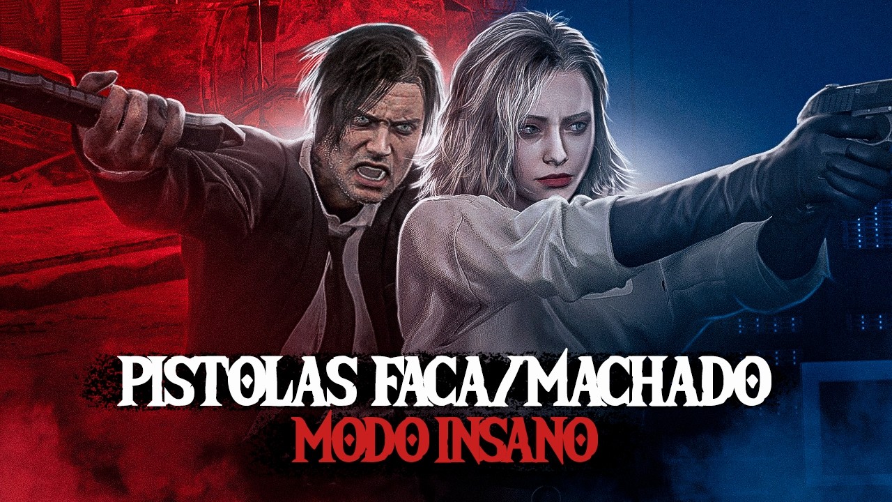 RE REQUIEM SÓ PISTOLAS E FACAS/MACHADOS NO INSANO! - PARTE 2