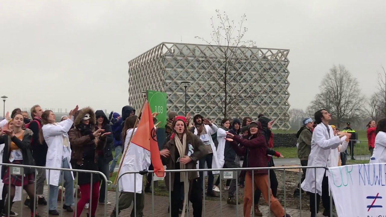 XR Wageningen disobedience against Unilever on the WUR campus