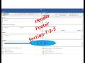 EP 01 Header/Footer Break Section