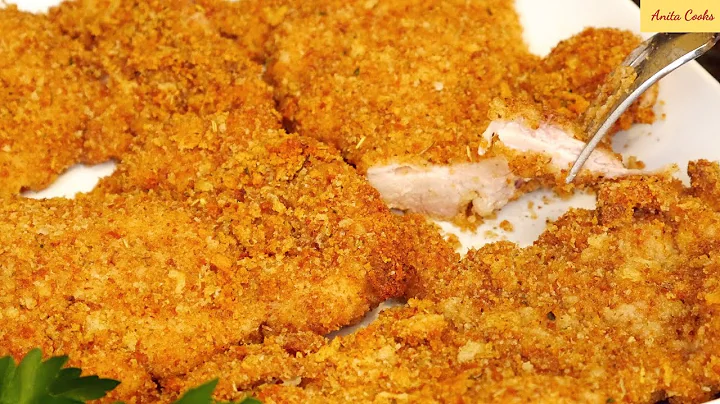 Easy Oven Baked Crispy Breaded Chicken